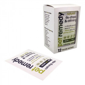 Pet Remedy Calming Wipes - успокояващи мокри кърпички 12 броя